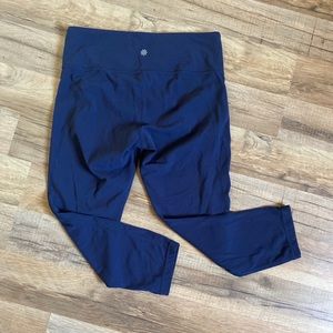 athleta blue womens leggings yoga pants size small